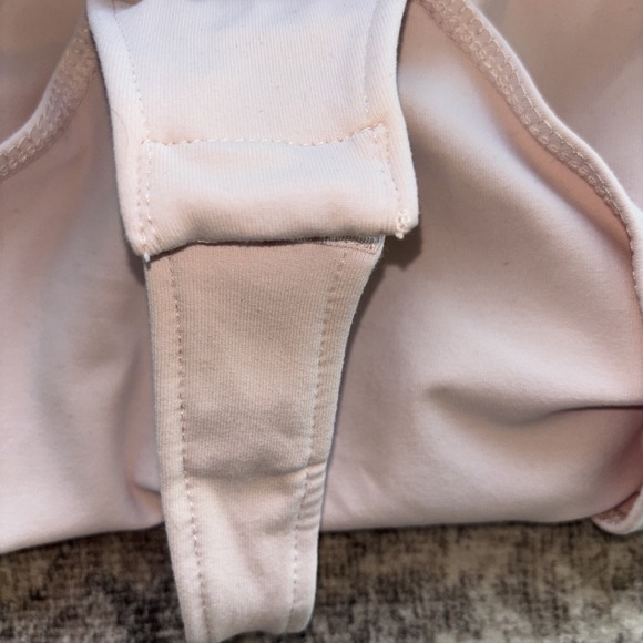 FREE PEOPLE For The Frill Of It Bodysuit Women's XL Dusty Pink Thong Style NEW - Picture 4 of 8